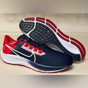 Mens Nike Air Zoom Pegasus 38 New England Patriots Shoes DJ0846 400 Size 14 USED
